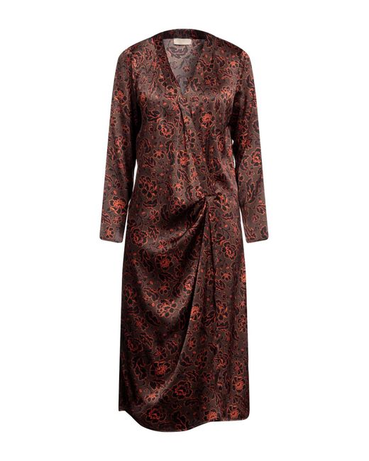 Momoní Brown Midi Dress