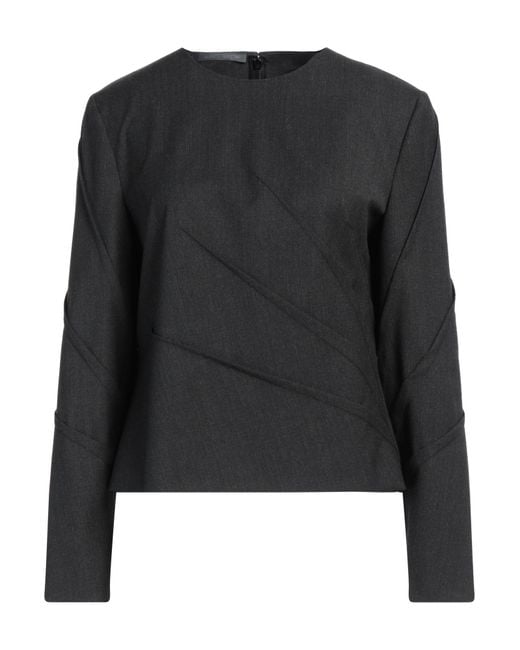 Alberta Ferretti Black Top Polyester, Virgin Wool, Viscose, Elastane
