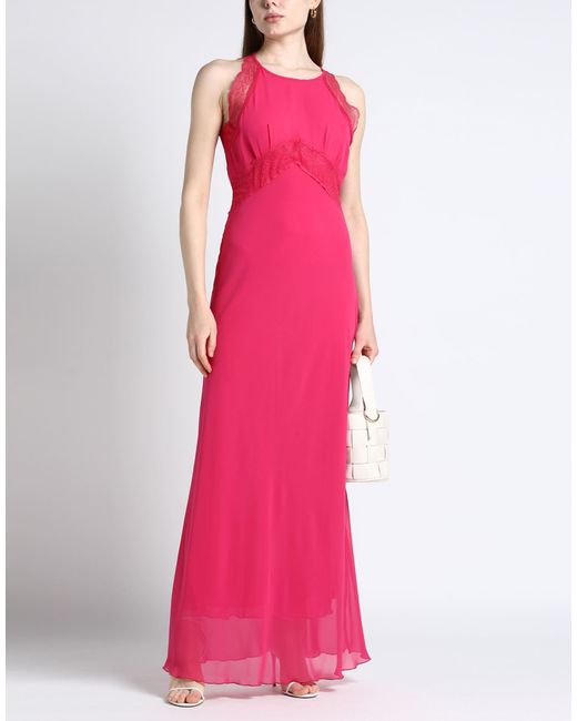 Anna Molinari Pink Maxi Dress
