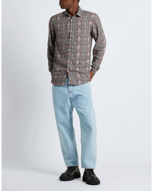 8 by YOOX Gray Shirt for men