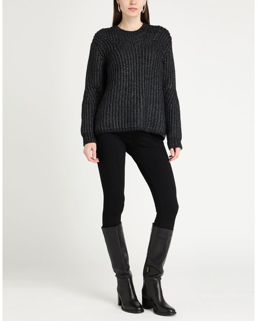 Herno Black Sweater Wool, Polyamide, Alpaca Wool