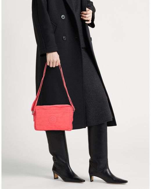 Kipling Pink Shoulder Bag Polyamide