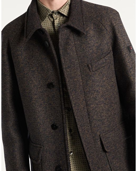 Peuterey Black Coat for men