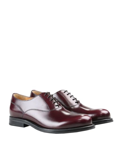 Church's Brown Lace-Up Shoes Leather