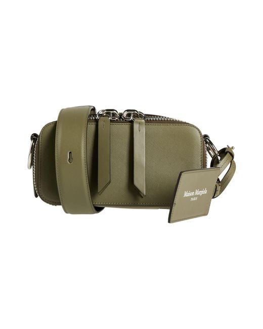 Maison Margiela Green Cross-Body Bag Cow Leather