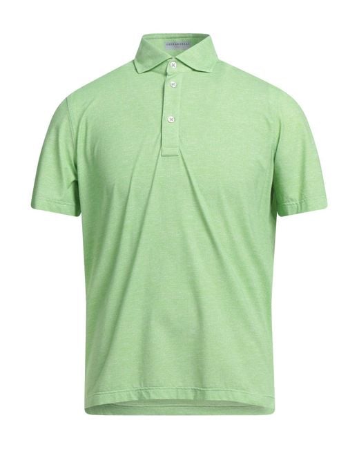 Ghirardelli Green Polo Shirt Nylon, Elastane for men