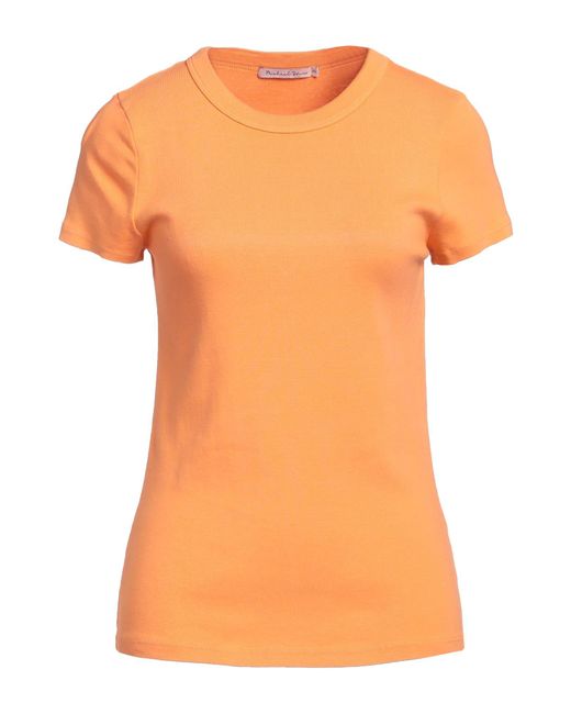Michael Stars T shirt in Orange Lyst UK