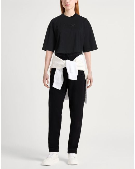 Pinko Black T-Shirt Cotton, Polyester