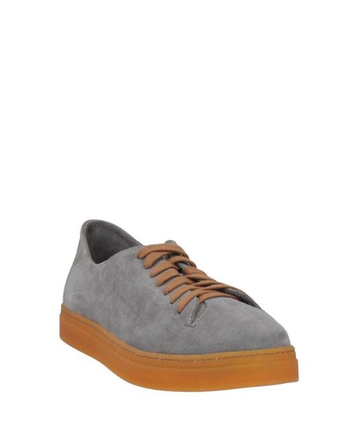 Calpierre Gray Sneakers Leather for men