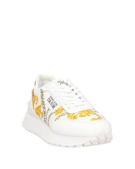 Versace Jeans Couture White Trainers