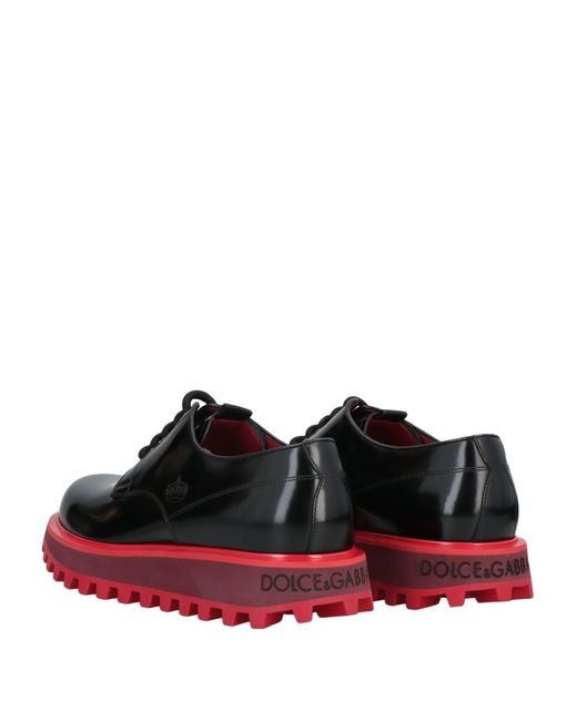 Chaussures à lacets Dolce & Gabbana pour homme en coloris Noir Homme Chaussures Chaussures  à lacets Chaussures derby 
