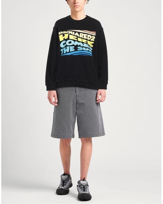 DSquared² Black Sweatshirt for men