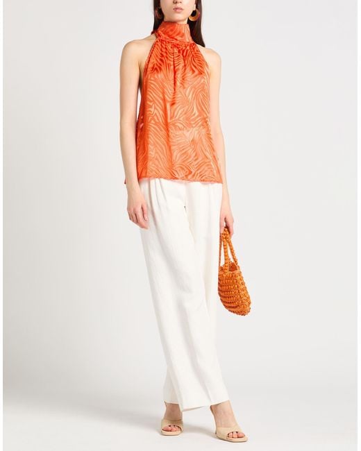 Top Pinko de color Orange