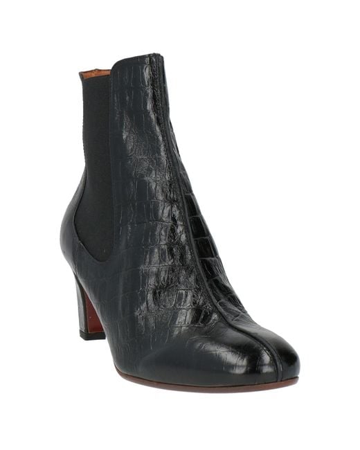 Chie Mihara Black Ankle Boots Leather