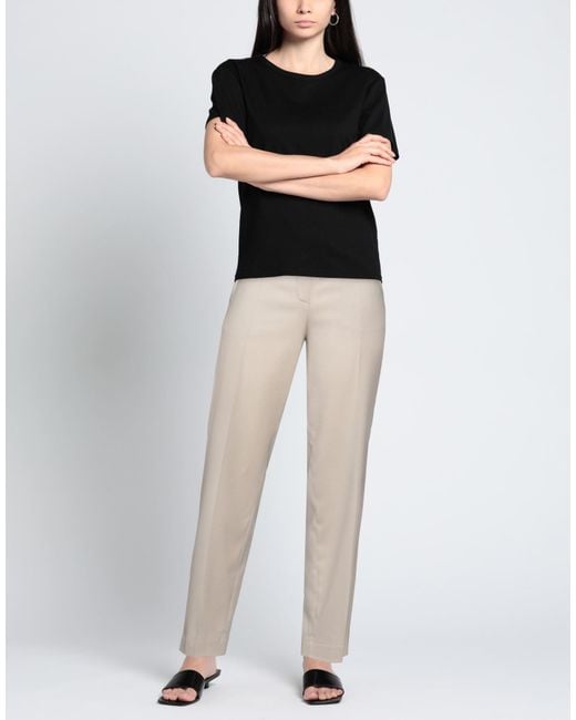 Eleventy White Trouser
