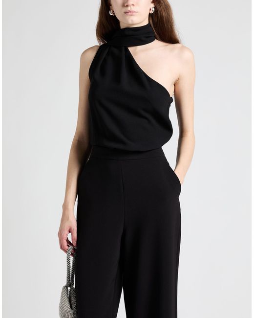 Liu Jo Black Jumpsuit Polyester, Elastane
