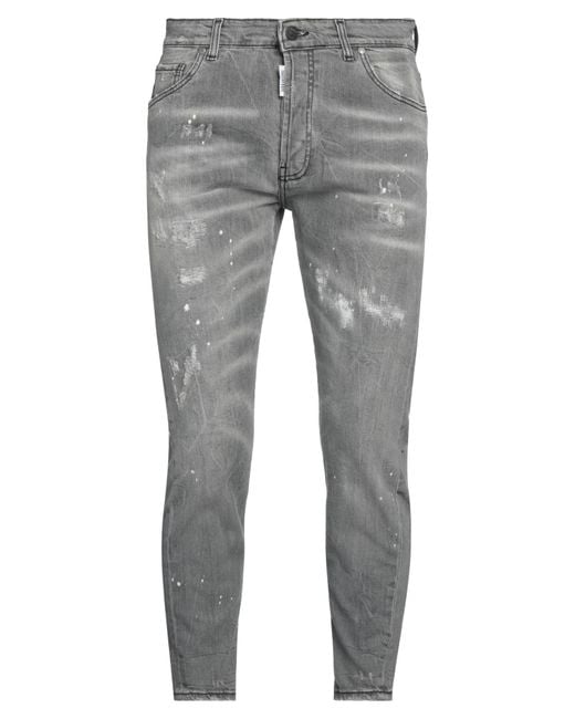 Takeshy Kurosawa Cropped Jeans in Gray für Herren