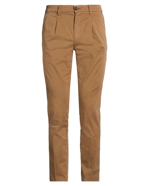 Manuel Ritz Natural Pants Cotton, Elastane for men