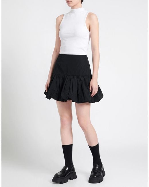 ROTATE BIRGER CHRISTENSEN Black Mini Skirt