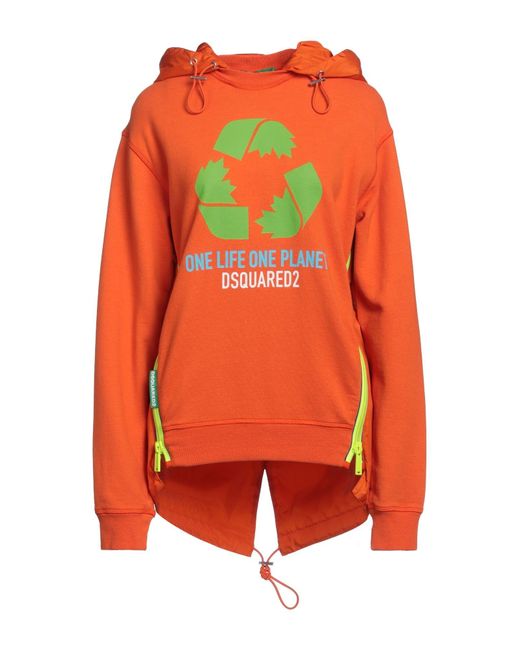 DSquared² Orange Sweatshirt