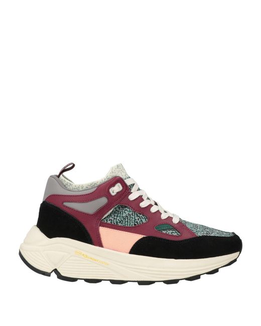 Brandblack Red X Maison Kitsuné Sneakers Textile Fibers, Leather