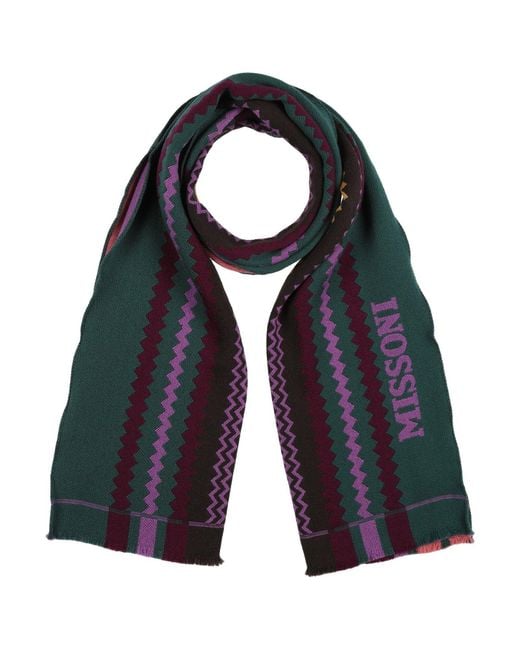 Missoni Blue Scarf Wool