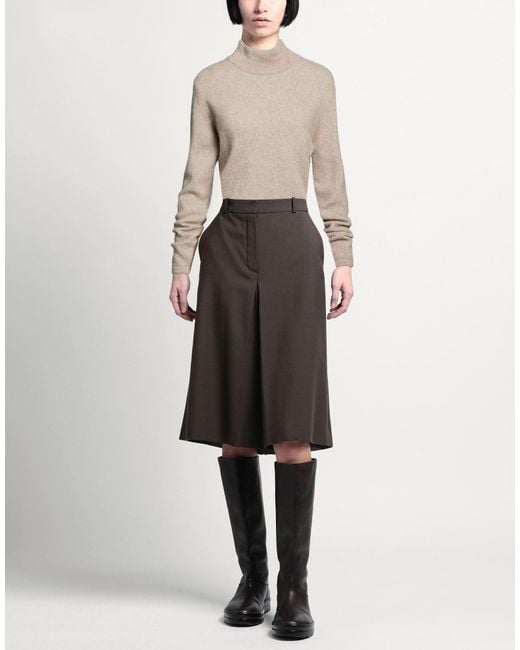 FILIPPO DE LAURENTIIS Natural Turtleneck Cashmere, Silk, Polyester