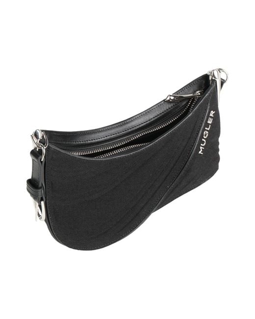 Mugler Black Cross-Body Bag
