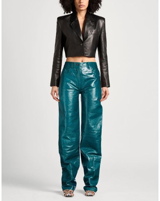 16Arlington Green Pants Leather