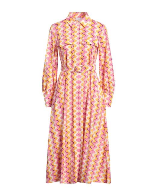 Vestido midi Marella de color Pink