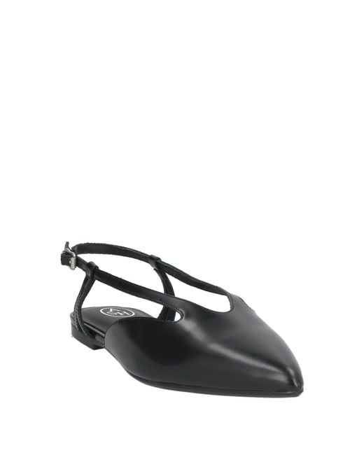 Ash Black Ballet Flats