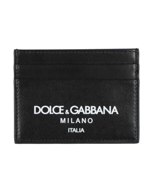 Dolce & Gabbana Black Cardholder for men