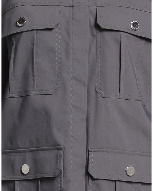Patrizia Pepe Gray Jacket Cotton, Polyamide, Elastane