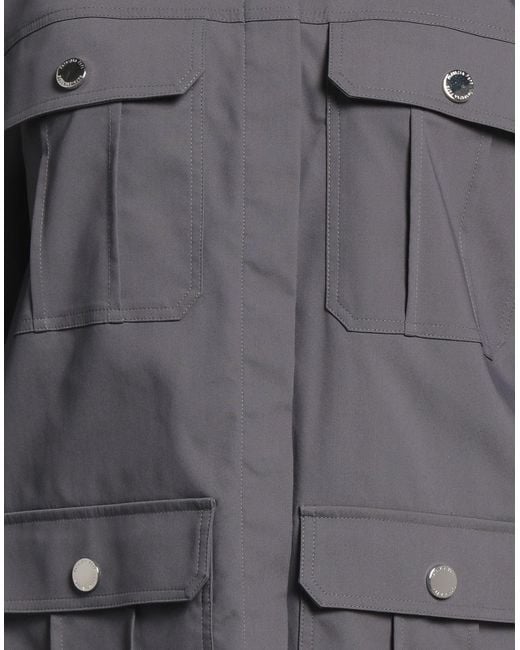 Patrizia Pepe Gray Jacket Cotton, Polyamide, Elastane