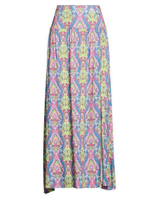 Gaelle Paris White Maxi Skirt Viscose