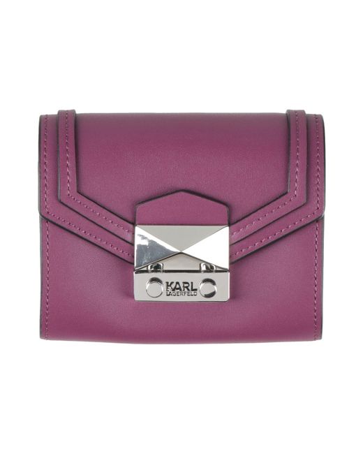 Karl Lagerfeld Purple Wallets