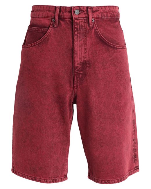 Guess Red Denim Shorts for men