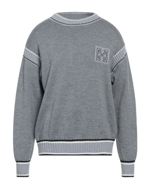 Off-White c/o Virgil Abloh Gray Sweater for men