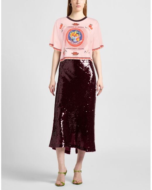 Dolce & Gabbana Pink T-Shirt Cotton