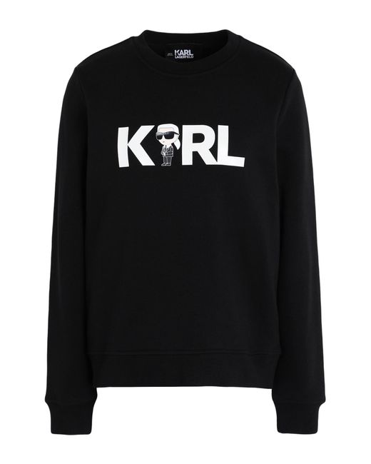 Karl Lagerfeld Black Sweatshirt