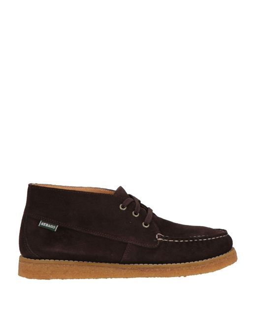 Botines de caña alta Sebago de hombre de color Brown