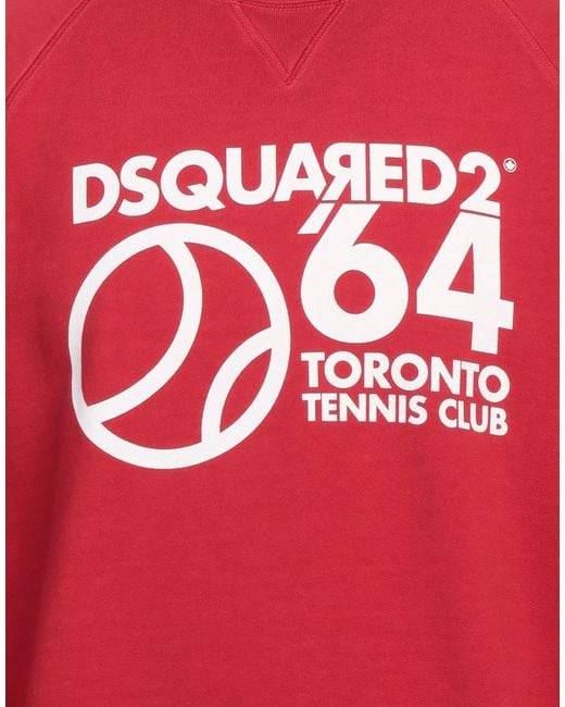 DSquared² Red Sweatshirt for men