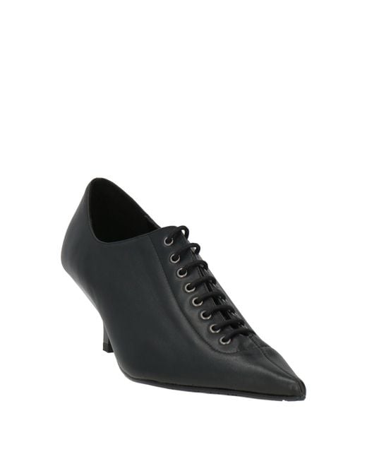 Chaussures À Lacets Ras en coloris Black