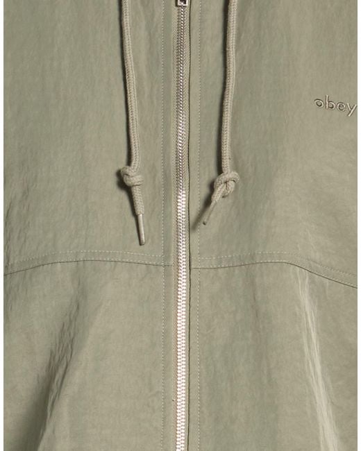 Obey Green Jacket Nylon