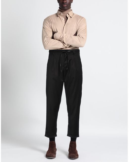 Officina 36 Black Trouser for men