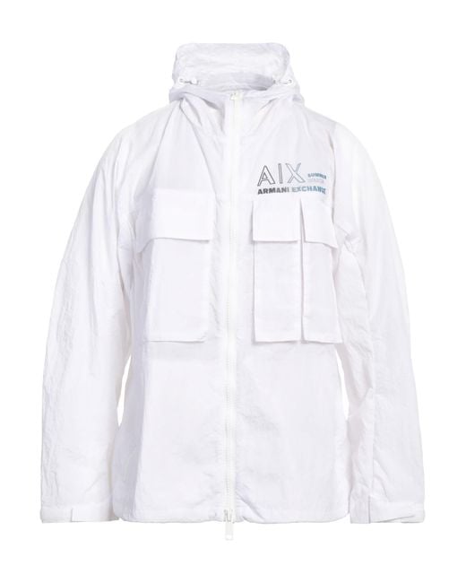 Giacca & Giubbotto di ARMANI EXCHANGE in White da Uomo