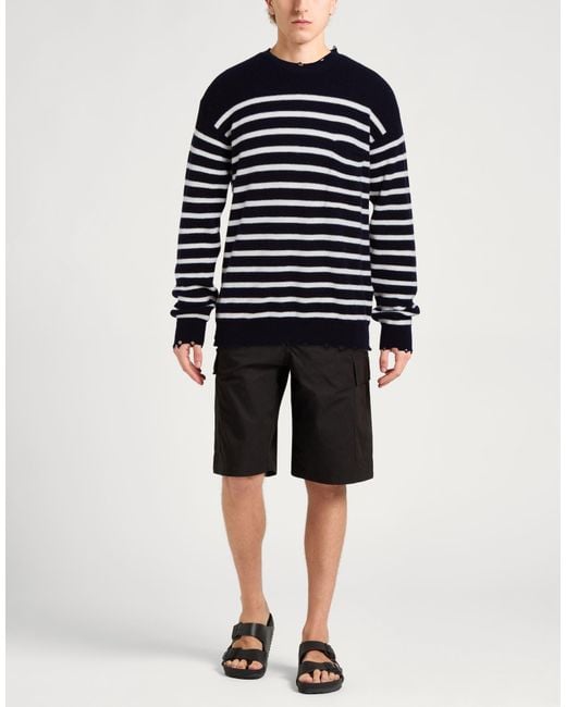 Amaranto Blue Midnight Sweater Wool for men