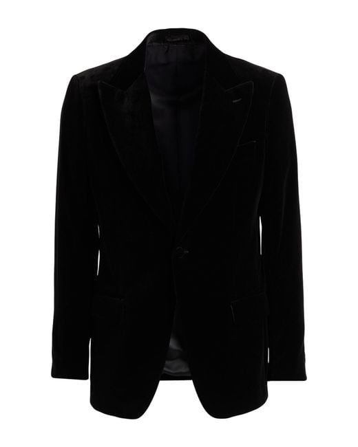 Lardini Black Blazer Cotton, Viscose, Cupro for men