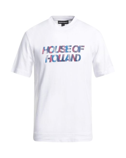 House of Holland White T-shirt for men