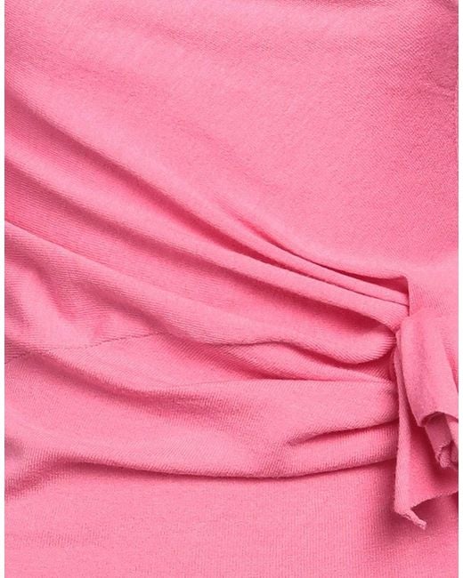 MSGM Pink Top Viscose, Polyamide, Merino Wool